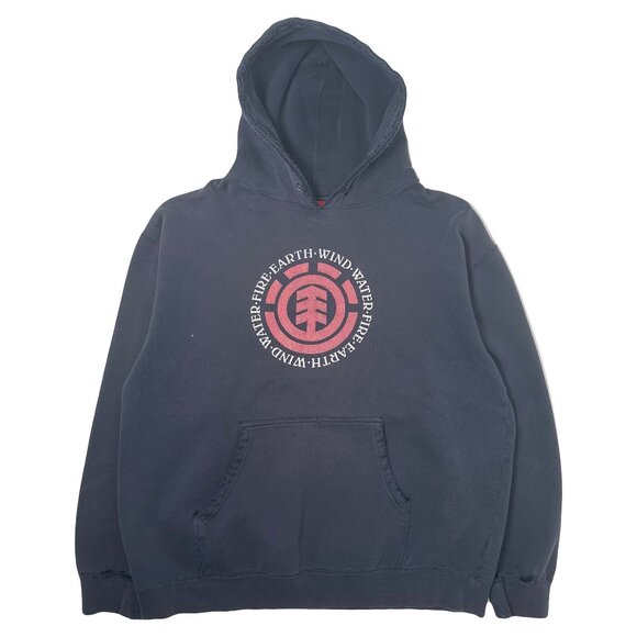 Y2K Element Skateboards Distressed Hoodie L - Picture 1 of 8